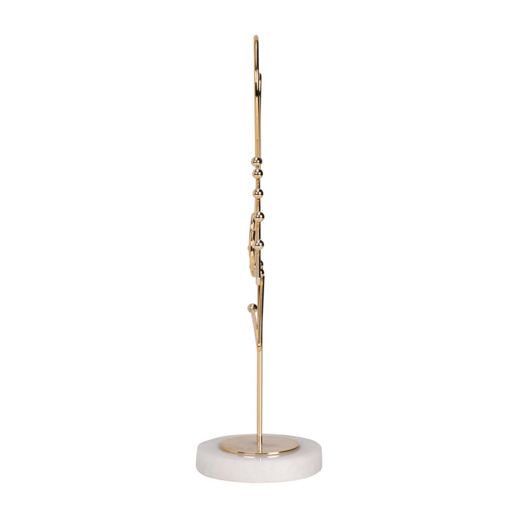 Bay Isle Home 11" Flamingo Jewellery Rack Metallic Gold Metal on